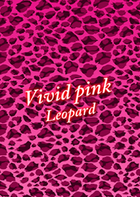 Vivid pink Leopard