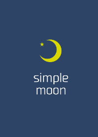 Simple crescent moon