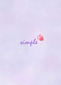 Apple watercolor'Purple'