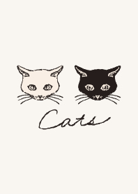 CATS -シングルホワイトベージュ