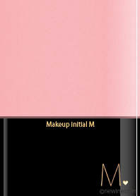 Makeup initial M