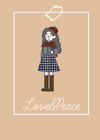 Autumn / winter coat girl