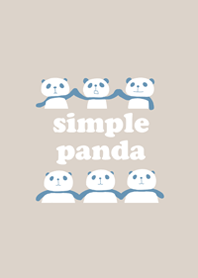 simple and cute panda