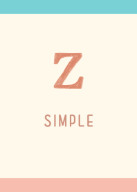 シンプル イニシャル Z ビーチ