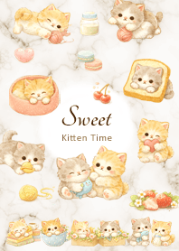 Beige Melting Kittens