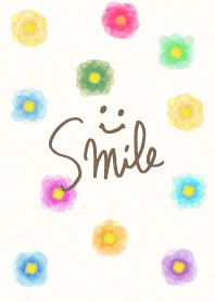 大人水彩お花-スマイル16-