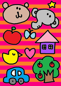 Lilo (pink x orenge)