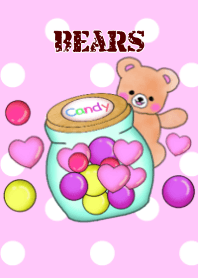 mamama-chin- Cute bears.pastel colour.w1