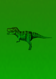 ディープグリーンシンプル恐竜