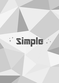 単純な幾何学的なスタイル - グレー