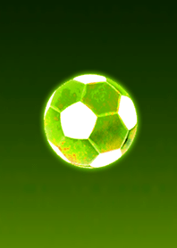 Fashionable soccer yellow green