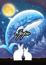 Ippo Beautiful rabbit & whale
