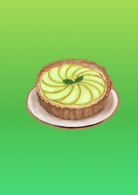 Green apple pie
