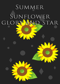 Summer<Sunflower and star>