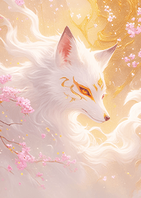 ⭐️桃花魅惑金耀雪狐狸❤️