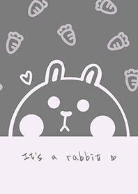 Bunny and Carrot J-Grey (Pu3)