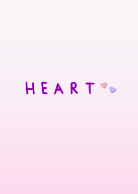 purple pink heart