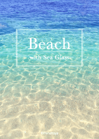 beach with sea glass #fresh