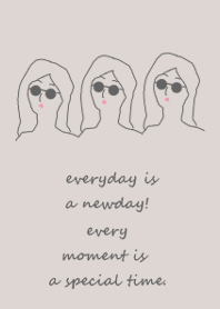 everyday is a newday (gray)