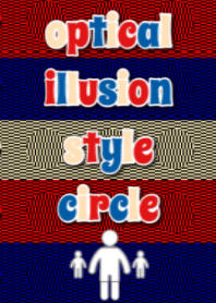 optical illusion style circle