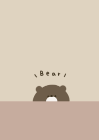 peeping bear