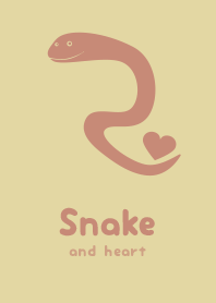 Snake & heart cream