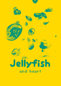 Jellyfish & heart YEL
