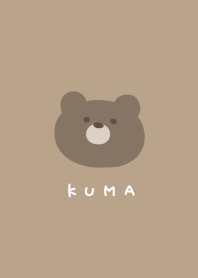 Mocha color and bear