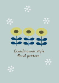 Scandinavian style / floral / yellow2