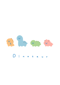 Smile Dinosaurs(NL)/white blue.