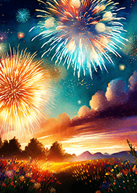 Beautiful Fireworks Theme#816
