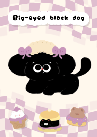 Big-eyed black dog3