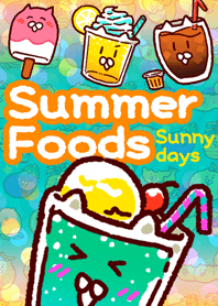 Summer foods Sunny days JPN