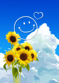ラッキースマイル＆向日葵 in the Sky