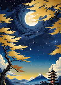 Bright Moon and Dawn 336729