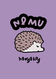 Hedgehog NEMU NEMU grape purple