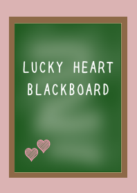 LUCKY HEART BLACKBOARDj-DUSTY PINK