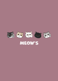 meowshead3 - dark rose