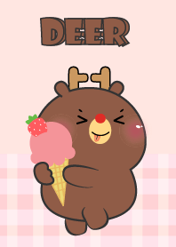 Deer Love Pink Color Theme