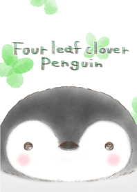 Four leaf clover penguin