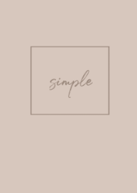 simple cursive -cafe mocha-
