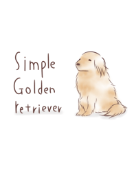 Simple Golden retriever