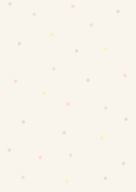 pastel tiny dot