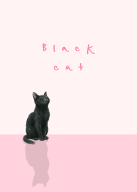 Black cat - Pink theme