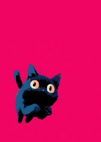 น้องแมวดำโดดเด้ง: สีชมพูสุดจี๊ด