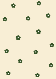 flower pattern(JP) vintagegreen red