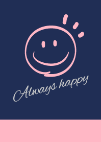 Always happy -Navy&Pink 1-