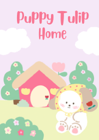 Puppy tulip home