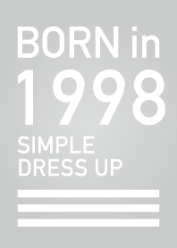 Born in 1998/Simple dress-up