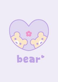 くまお花[パープル]